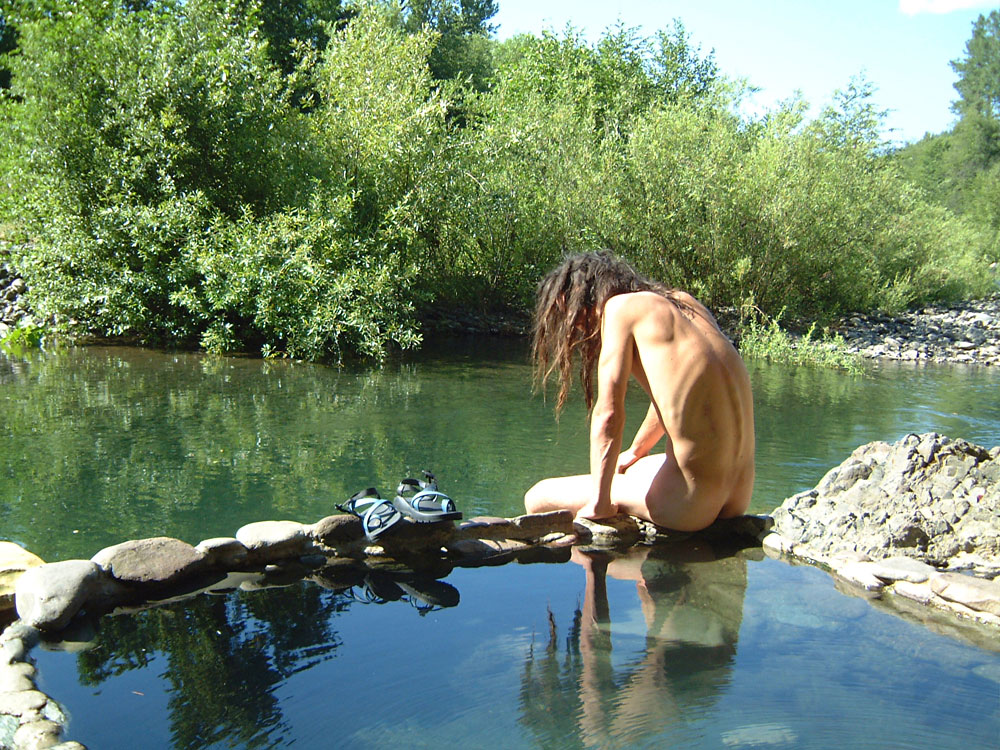 Big Sur Sykes Hot Springs. at a rustic hot springs,