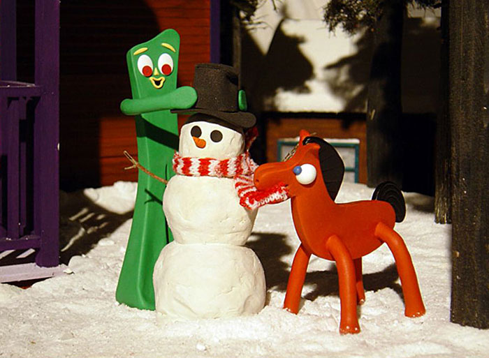 Clokey's Gumby and friend Pokey helped pioneer claymation while symbol...